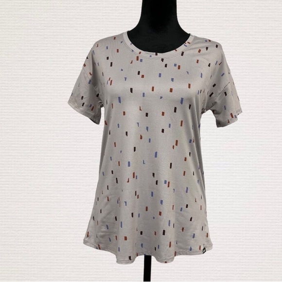 REI Co-Op Sahara Shirt Top Size Small Performance
Confetti Print Shirt Gray. - Picture 1 of 7